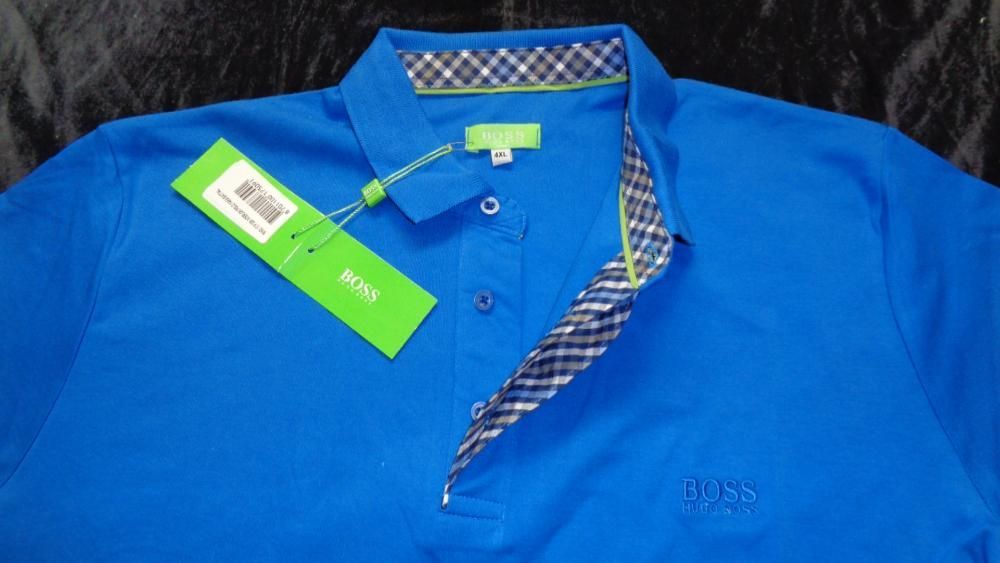 Tricou barbati maneca scurta tucoaz bleumarin alb 4xl 5xl 6xl bumbac