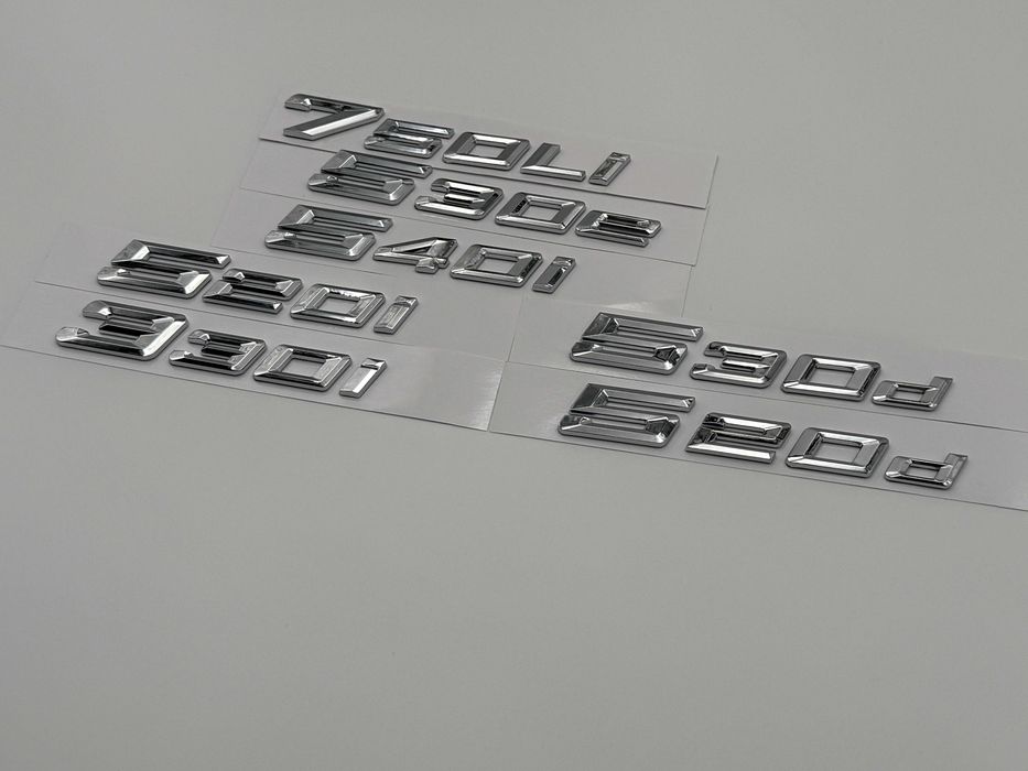 Embleme BMW MOTORIZARE seria 3 seria 5 seria 7 nou crom