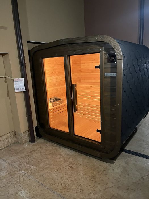 Сауна тип бъчва, руска баня ,парна баня,външна сауна