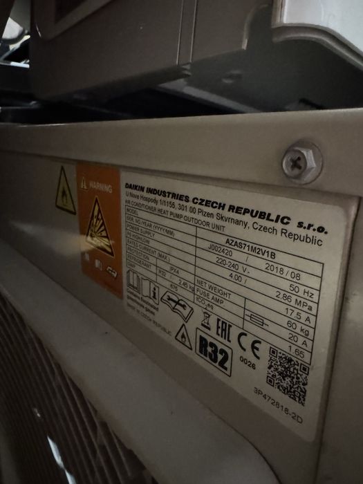 Aparat aer condiționat Daikin SkyAir 24000 btu freon recuerat