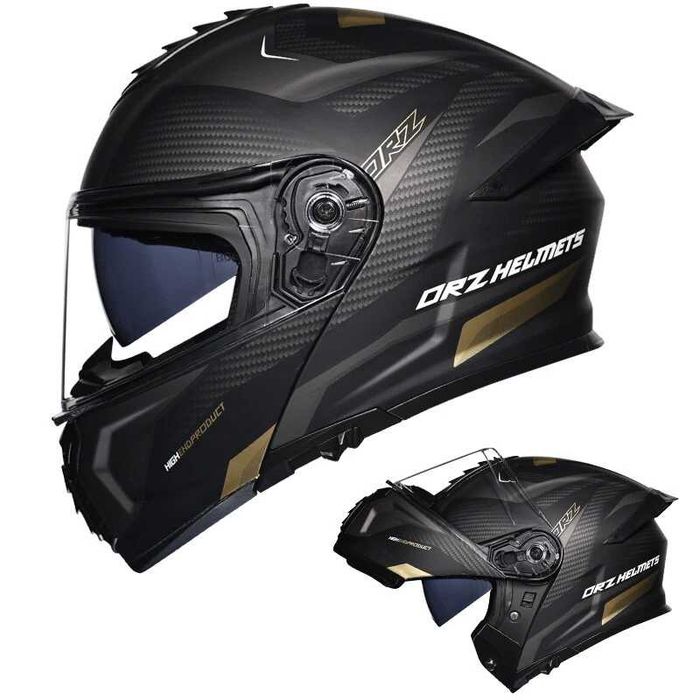 Модуларна каска Лукс с очила orz -9153