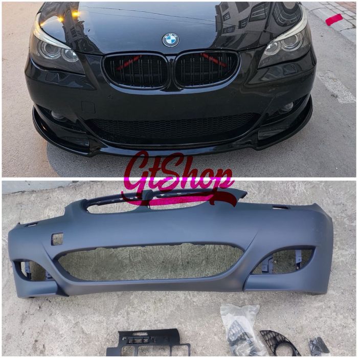 Бмв е60 бампер М5, спойлер М4