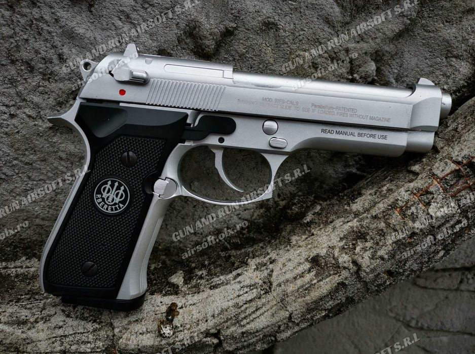 Pistol Airsoft CO2 MODIFICAT: Taurus , Full Metal, 5J Puternic + Gaz