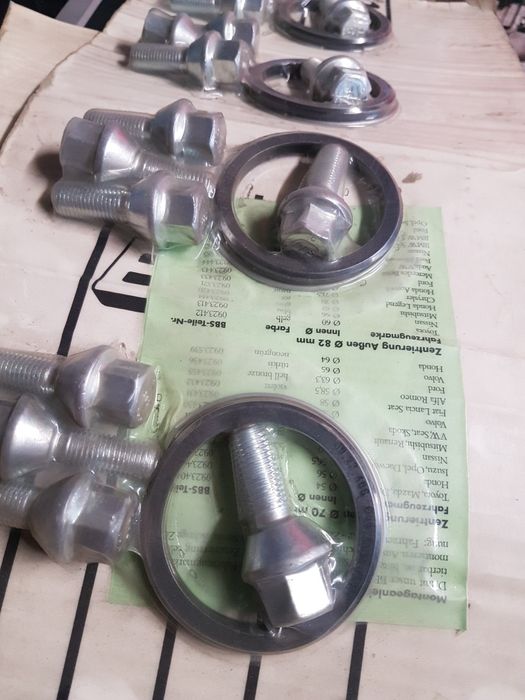 Оригинални BBS болтове, вентили, центриращи втулки