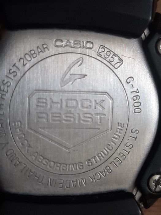Ceas Casio G-Shock G-7600 (Modul 2957), Rezistent la Șocuri și Apă 200m