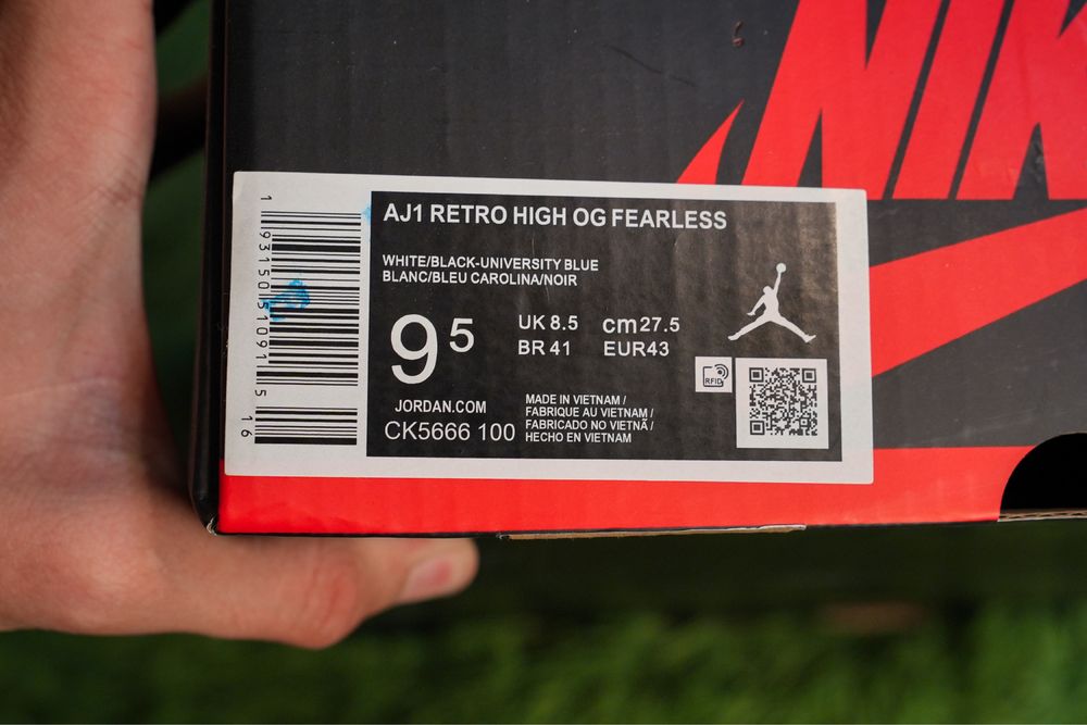 Jordan 1 Retro High OG Fearless