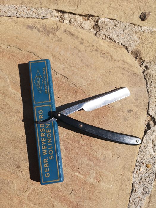 Стар колекционерски бръснач Solingen