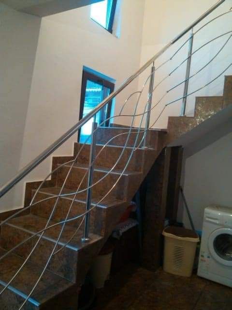 Balustrade  inox.