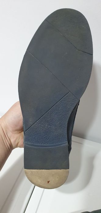 Pantofi barbatesti marinea 42 piele intoarsa