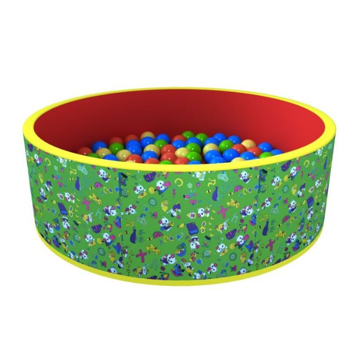 Сухой бассейн «Веселая поляна» + 100 шариков или + 200 шариков