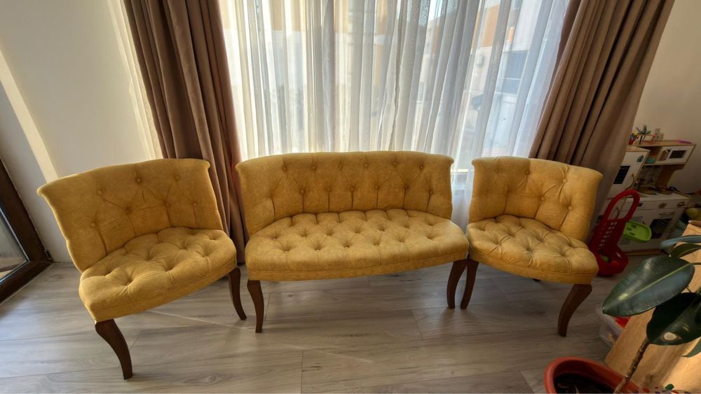 Vand set canapea+2 fotolii