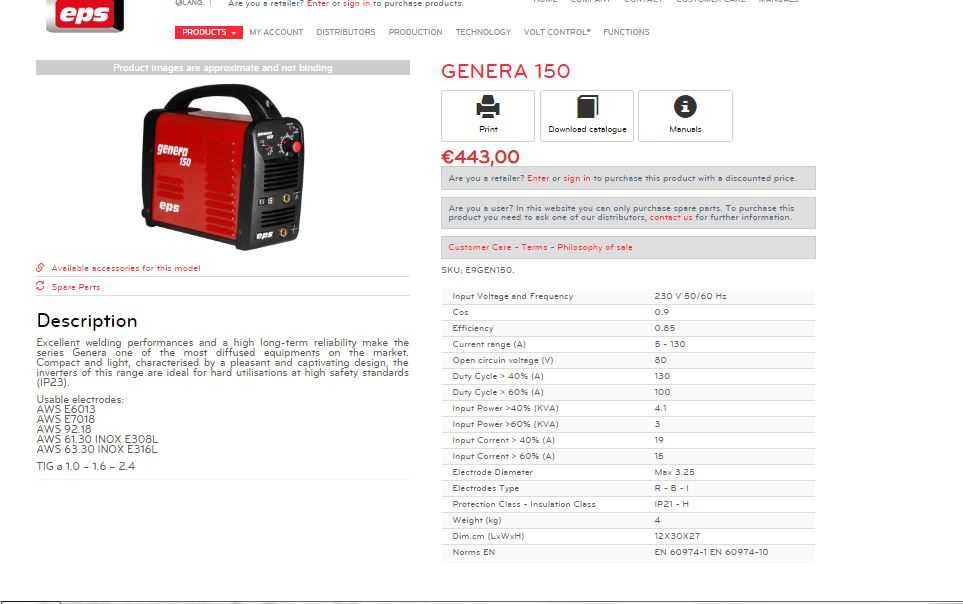 Aparat sudura Genera 150 GE Castolin