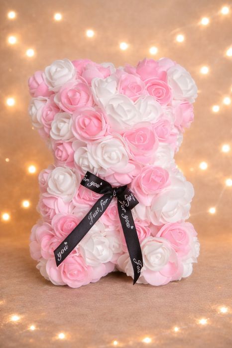 Мече от рози - подарък, 8ми март, Свети Валентин, Рожден ден