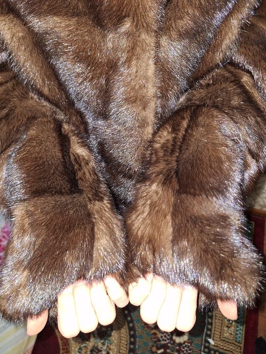 Шуба натуральная норка