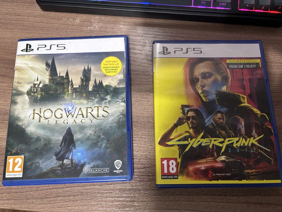 Игры PS5. Cyberpunk 2077(полное издание),Hogwarts legacy