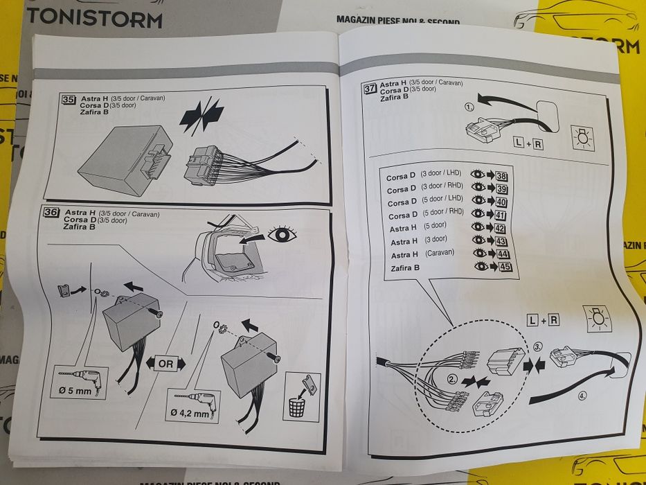 Instalație electrica carlig Opel Astra H,Opel Zafira B, Opel Corsa D