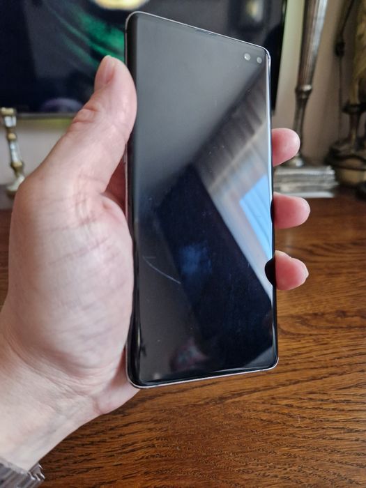 Oferta! Samsung s10+,folie fata spate de nou,126gb,black,plus,necodat