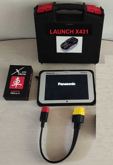 Tester Auto Launch X431 + Tableta Militara Panasonic i5 8/256Gb SSD 4G