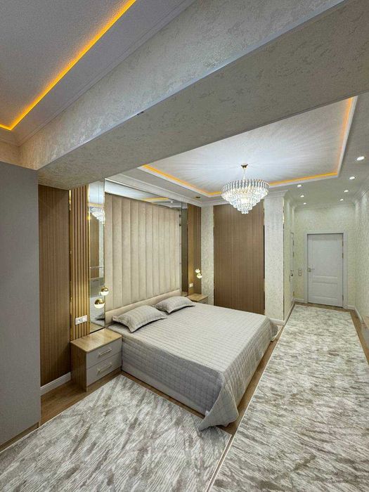 Новостройка Нурафшон Себзор, 5 комнат ЕВРО ремонт 135м2 под ключ