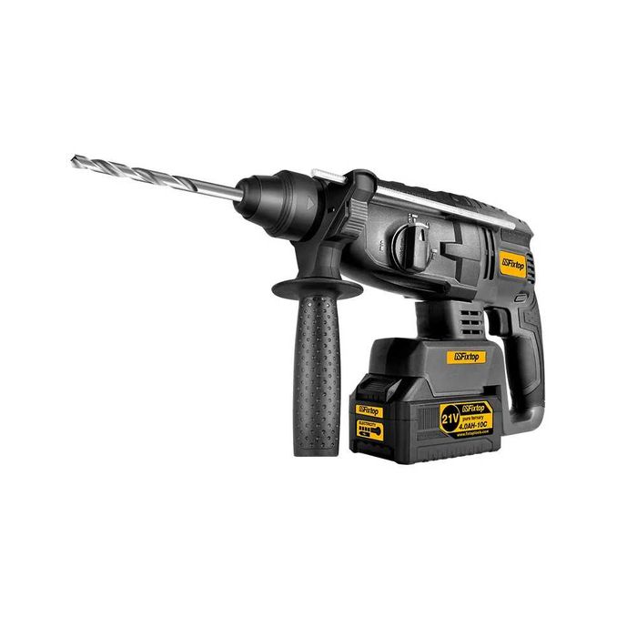 Rotopercutor cu acumulatori, Fixtop, 21V, 4 functii, 2 acumulatori