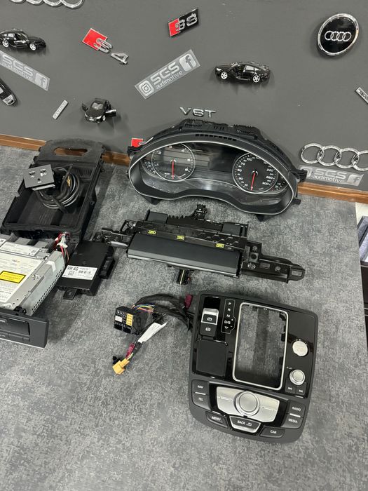 Kit mib 2 carplay + ceasuri audi a6 a7 c7 facelfit de europa complet