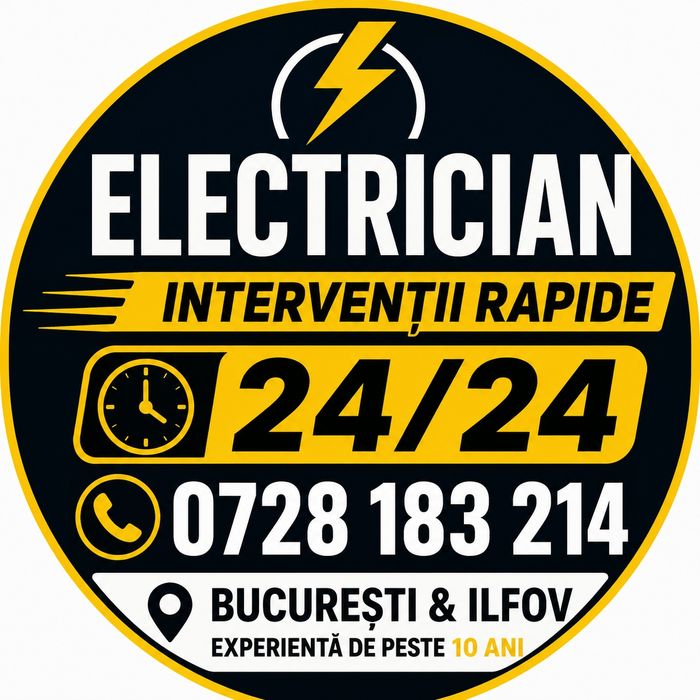 Electrician 24/24 deranjamente pana de curent , remedieri rapide scurt circuit