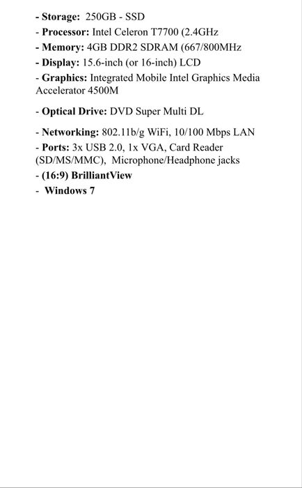 Лаптоп Fujitsu Siemens