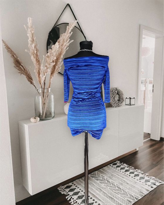 Rochie albastru royal de seara XS-S