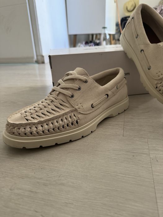 Mocasini loafers Aldo piele intoarsa