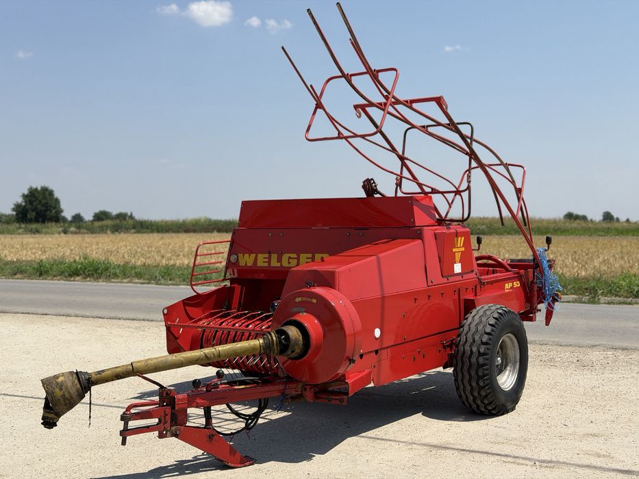 Presa/Balotiera Welger AP53  Import Germania Impecabila Claas John Deere