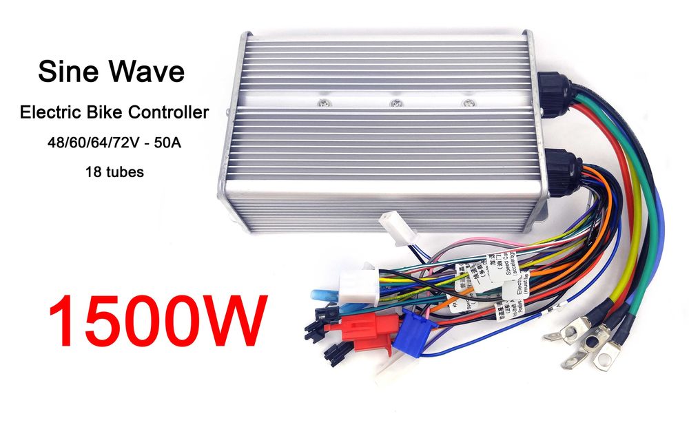 Контроллер 350W для бесщеточных BLDC моторов на 36, 48, 60, 64 и 72V