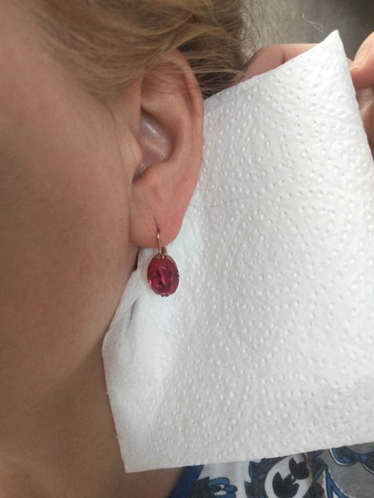 Продам серьги 583 пробы