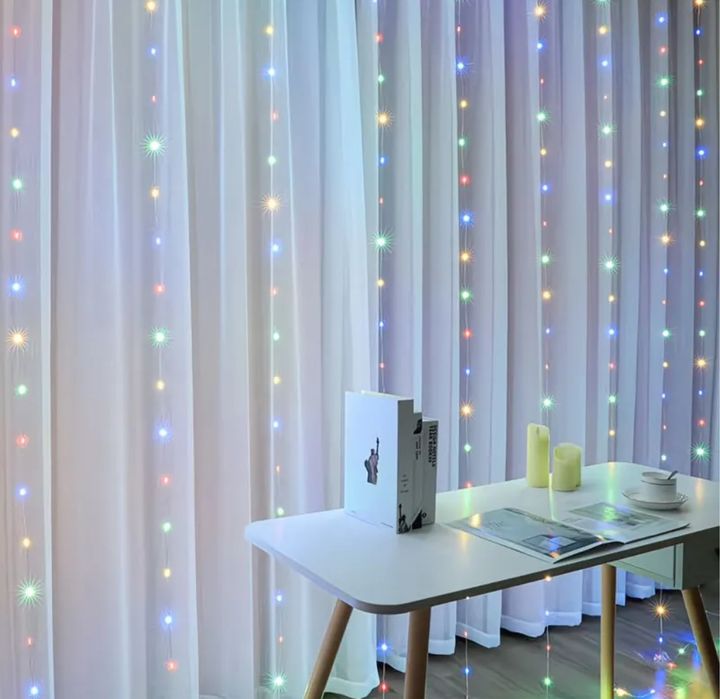 Гирлянда - шторка