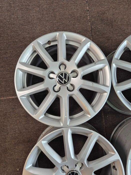 4 Jante Aliaj 5x112 16'' 7.5J ET 45 - OEM VW Golf Passat Touran Sharan Caddy T-ROC / Skoda Octavia Superb Karoq YETI