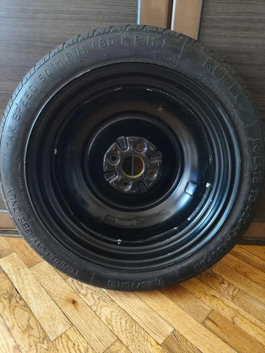 4x100 резервна гума 16 патерица Kia Stonic Hyundai Bayon Киа Хюндай