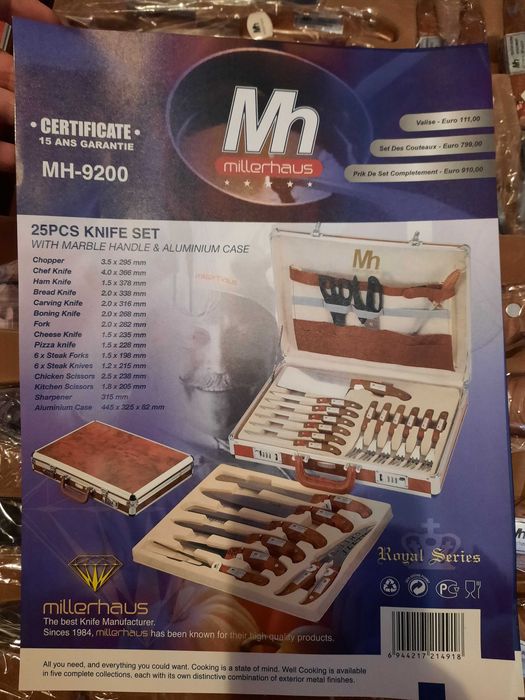 Set ustensile bucatarie Millerhaus 25 piese