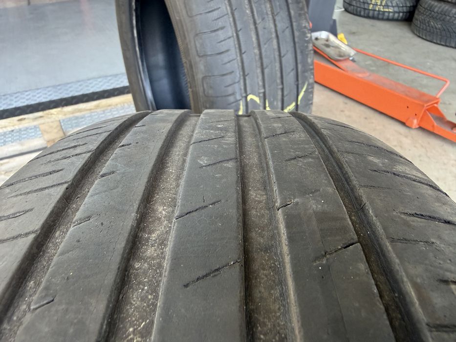 4бр. ОТЛИЧНИ Летни Гуми С Борд 215/55R/17 -GOODYEAR- DOT:1020- 6.6мм.+5.3мм. *120€ за 4бр.*