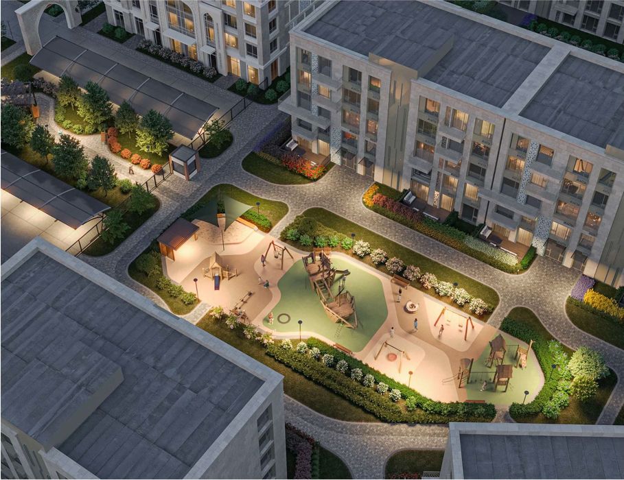 Квартира в районе Нового центра Ташкента вдоль улицы Янги Узбекистон.