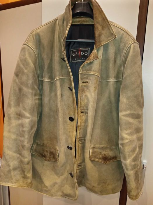 Яке от естествена кожа