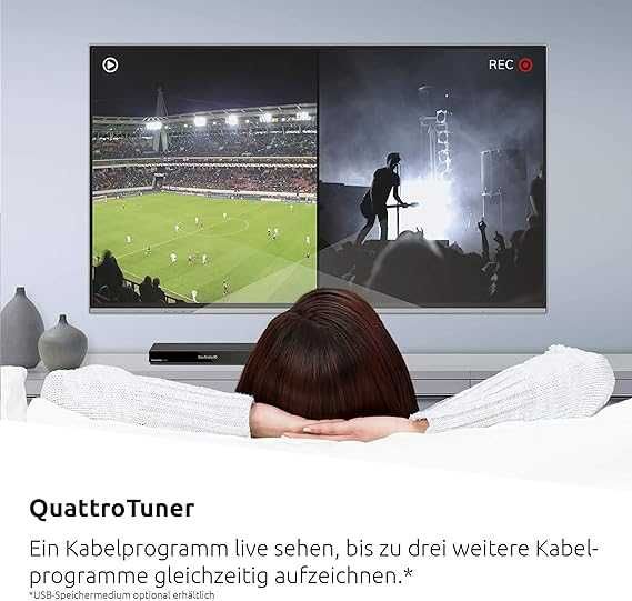 TechniSat TECHNISTAR K4 ISIO, цифров кабелен приемник с четири тунера (QuattroTuner) за HDTV Smart TV - подходящо за хотели