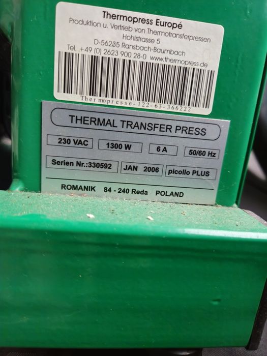 Термопреса плотер фолио