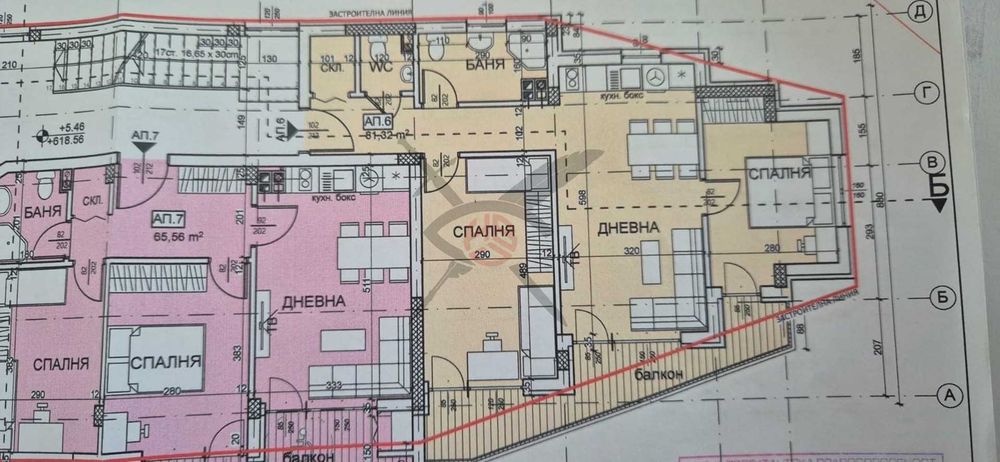 Тристаен апартамент в кв. Витоша № 92121