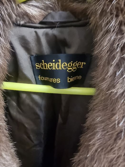 Ново, естествен косъм палто от бобър  swiss made