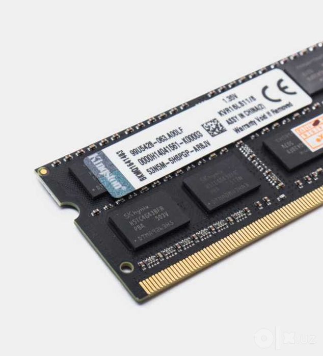 Оперативная память Kingston 8 ГБ DDR3 1600 (для ноутбука)