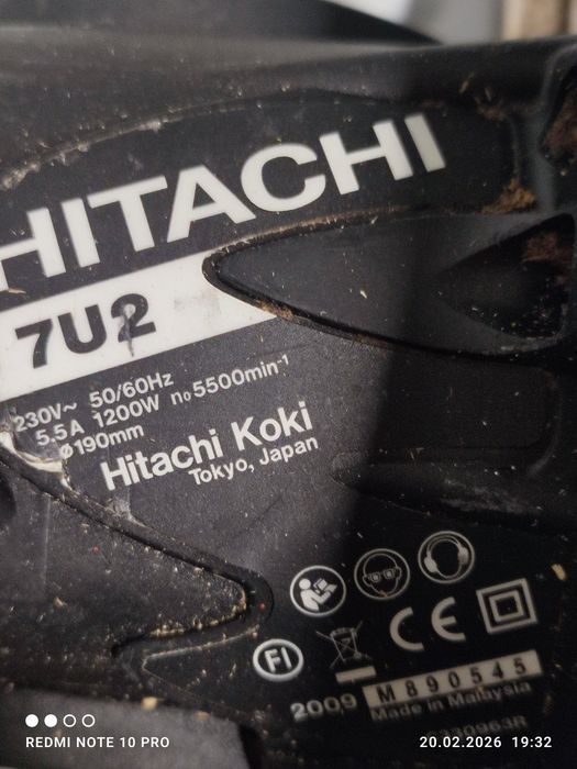 Circular Hitachi c7 u 2,1200 w