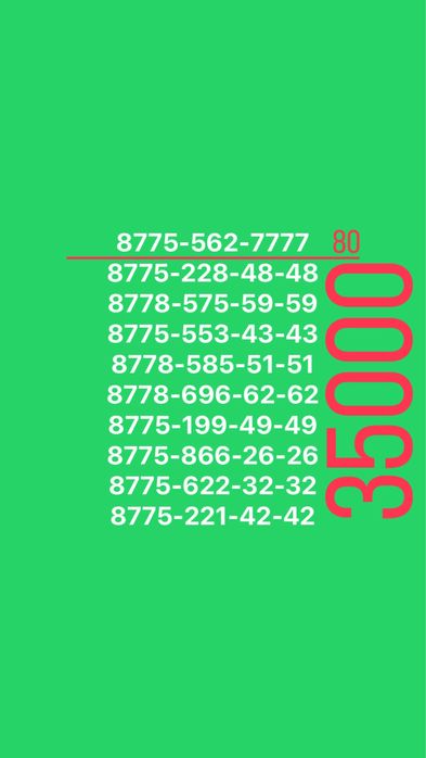 Vip красивая номера новый