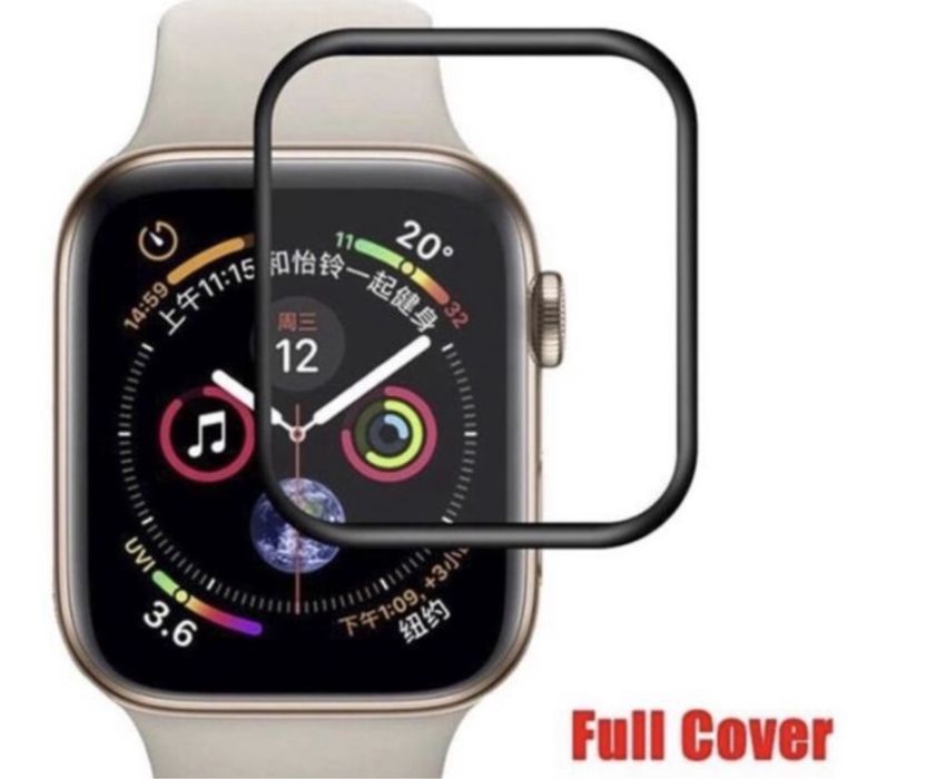 Folie Protetie Curbata Plexi Glass 5D Ceas Apple Watch Iphone
