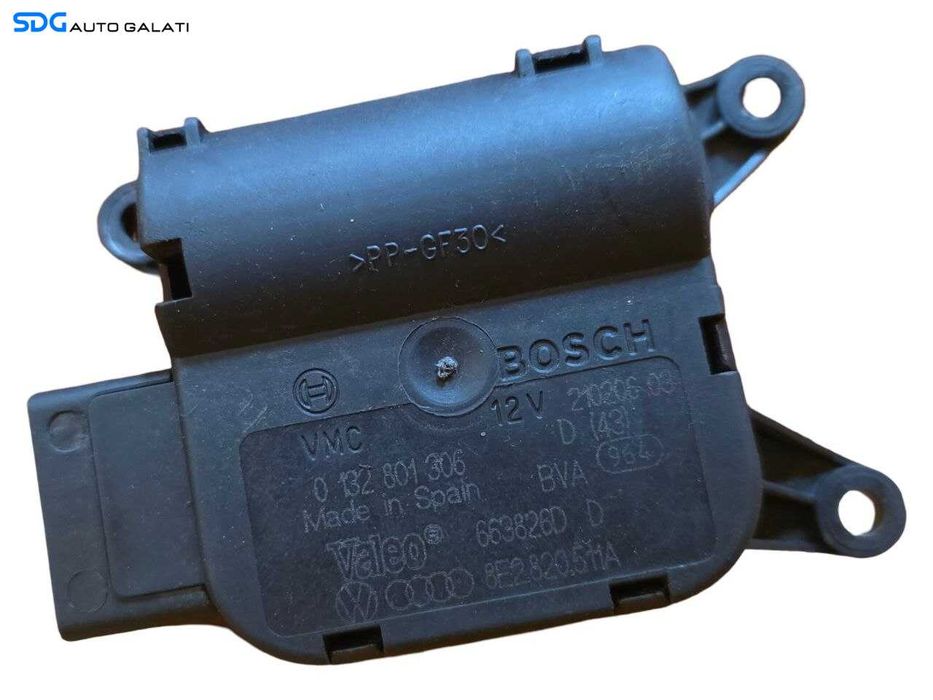 Motoras Reglaj Grila Clapeta Clapete Aeroterma Audi A4 B6 2001 - 2005 Cod 8E2820511A 0132801306 [N4566]