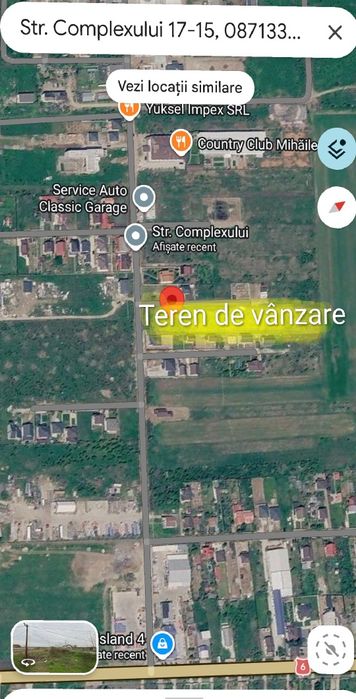 Teren Intravilan 460mp Mihăilești - Toate Utilitățile - Deschidere 25m