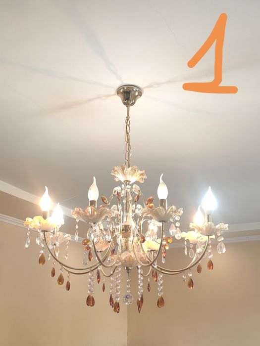 Люстры б/у в хорошем состоянии